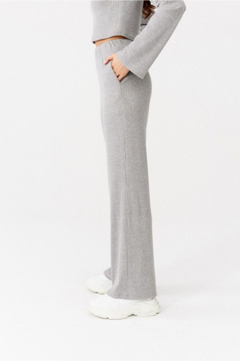 Spodnie Damskie Model Hanne SZA SPD0029 Grey - Roco Fashion Spodnie Damskie Model Hanne SZA SPD0029 Grey - Roco Fashion