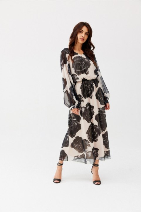 Sukienka Model Ariela SUK0493 72D Multicolor - Roco Fashion Sukienka Model Ariela SUK0493 72D Multicolor - Roco Fashion