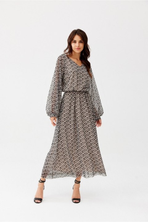 Sukienka Model Ariela SUK0493 73D Multicolor - Roco Fashion Sukienka Model Ariela SUK0493 73D Multicolor - Roco Fashion