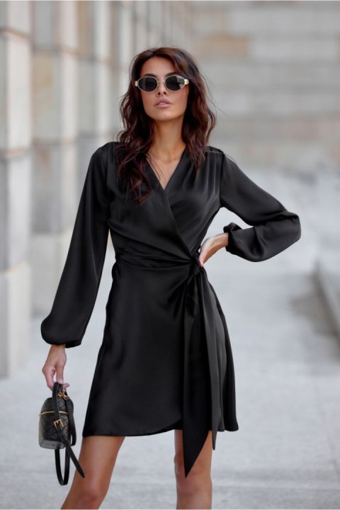 Sukienka Model Catlin CZA SUK0476 Black - Roco Fashion Sukienka Model Catlin CZA SUK0476 Black - Roco Fashion