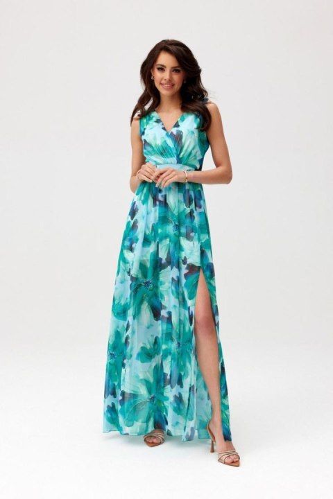 Sukienka Model Charlotte SUK0477 51D Multicolor - Roco Fashion Sukienka Model Charlotte SUK0477 51D Multicolor - Roco Fashion