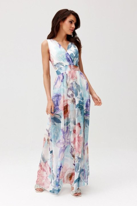 Sukienka Model Charlotte SUK0477 52D Multicolor - Roco Fashion Sukienka Model Charlotte SUK0477 52D Multicolor - Roco Fashion
