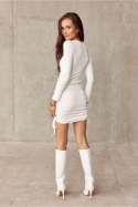 Sukienka Model EKR SUK0387 Ecru - Roco Fashion