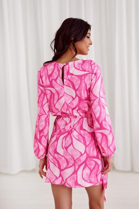 Sukienka Model Eliana SUK0357 E85 Pink - Roco Fashion Sukienka Model Eliana SUK0357 E85 Pink - Roco Fashion