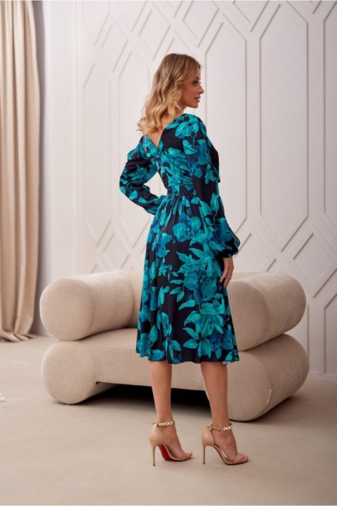 Sukienka Model Grace SUK0465 Y15 Multicolor - Roco Fashion Sukienka Model Grace SUK0465 Y15 Multicolor - Roco Fashion