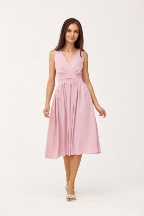 Sukienka Model Lily ROC SUK0399 Pink - Roco Fashion Sukienka Model Lily ROC SUK0399 Pink - Roco Fashion