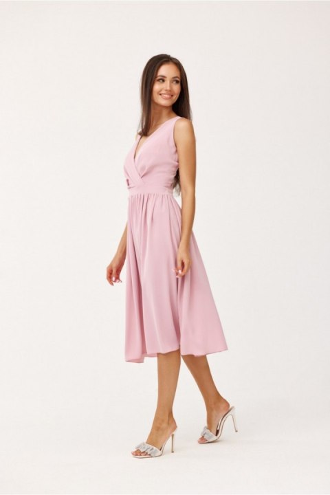 Sukienka Model Lily ROC SUK0399 Pink - Roco Fashion Sukienka Model Lily ROC SUK0399 Pink - Roco Fashion