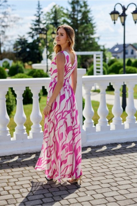 Sukienka Model Lorena SUK0479 60D Multicolor - Roco Fashion Sukienka Model Lorena SUK0479 60D Multicolor - Roco Fashion