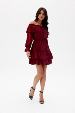 Sukienka Model Morella BOR SUK0491 Bordo - Roco Fashion