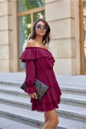 Sukienka Model Morella BOR SUK0491 Bordo - Roco Fashion