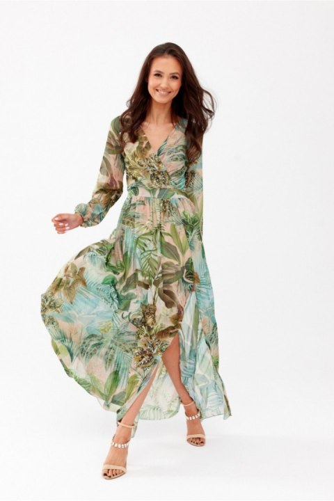 Sukienka Model SUK0219 U76 Multcolor - Roco Fashion Sukienka Model SUK0219 U76 Multcolor - Roco Fashion
