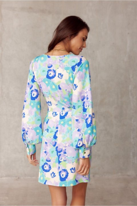 Sukienka Model SUK0391 E23 Multicolor - Roco Fashion Sukienka Model SUK0391 E23 Multicolor - Roco Fashion