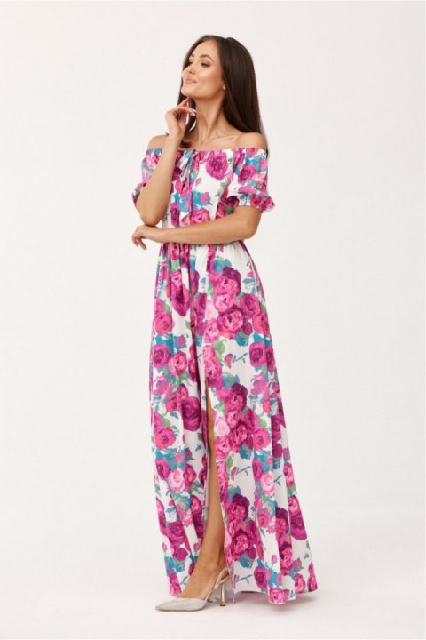 Sukienka Model SUK0409 L91 Multicolor - Roco Fashion Sukienka Model SUK0409 L91 Multicolor - Roco Fashion