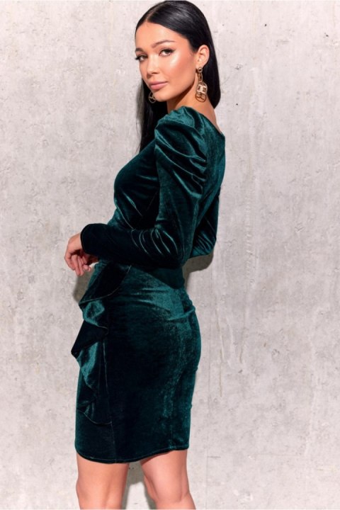 Sukienka Model Sharon ZIE SUK0440 Green - Roco Fashion Sukienka Model Sharon ZIE SUK0440 Green - Roco Fashion