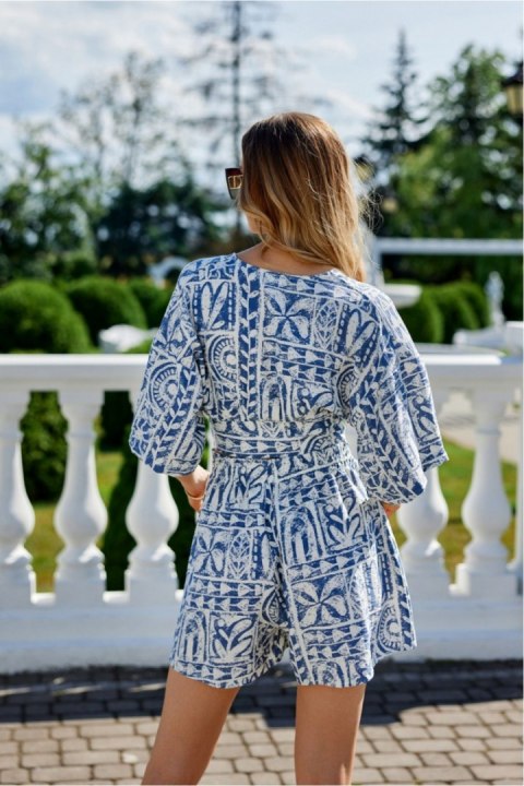 Szorty Damskie Model Vera SPD0038 W24 Blue - Roco Fashion Szorty Damskie Model Vera SPD0038 W24 Blue - Roco Fashion