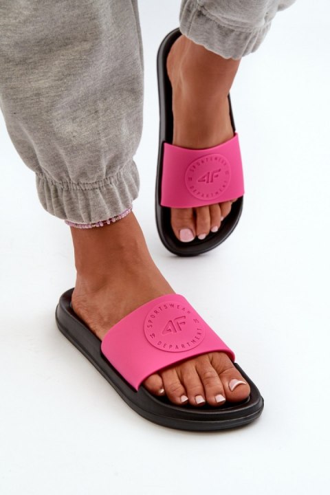 Sandał Klapki Model 4FMM00FFLIF045-55S Pink/Black - Step in style Sandał Klapki Model 4FMM00FFLIF045-55S Pink/Black - Step in style