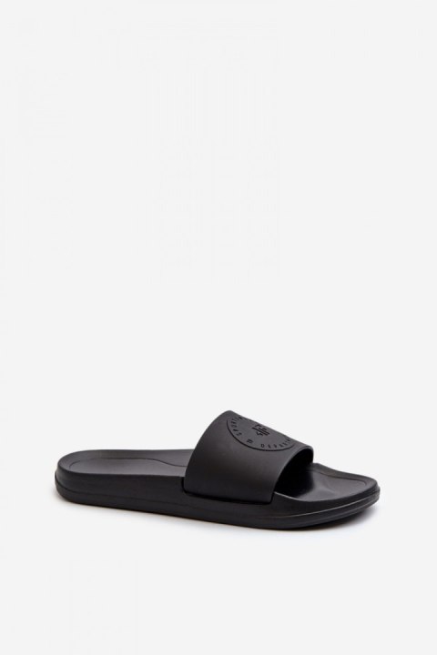 Sandał Klapki Model 4FMM00FFLIF045-20S Black - Step in style Sandał Klapki Model 4FMM00FFLIF045-20S Black - Step in style
