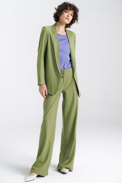 Marynarka lniana Z55 Green Pistacja - Nife Marynarka lniana Z55 Green Pistacja - Nife