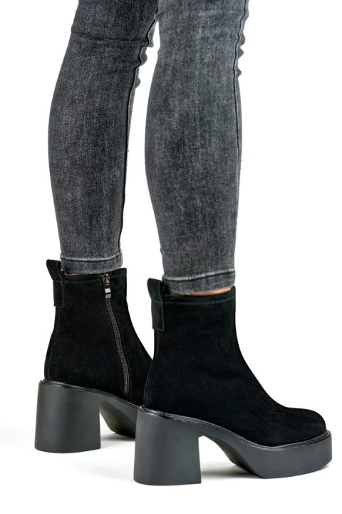 Botki Model GD-FL2998B Black - PRIMO Botki Model GD-FL2998B Black - PRIMO