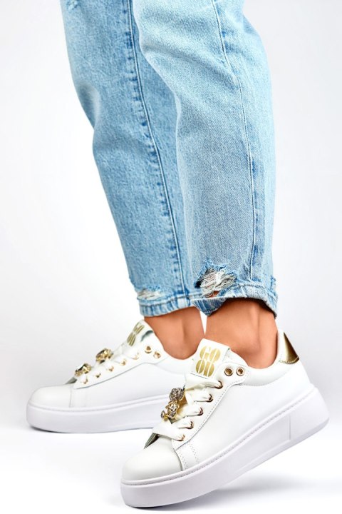 Buty Sportowe Model EV392-1GO White - PRIMO Buty Sportowe Model EV392-1GO White - PRIMO