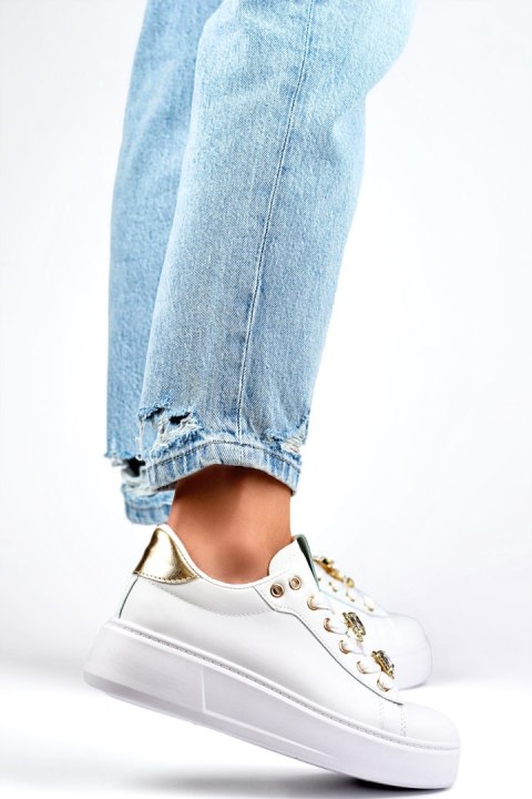 Buty Sportowe Model EV392-1GO White - PRIMO Buty Sportowe Model EV392-1GO White - PRIMO