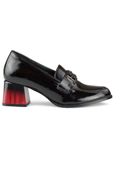 Czółenka Model GD-FL478-B Black - PRIMO Czółenka Model GD-FL478-B Black - PRIMO