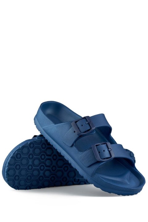 Sandał Klapki Model 2022D.BL Navy - PRIMO Sandał Klapki Model 2022D.BL Navy - PRIMO