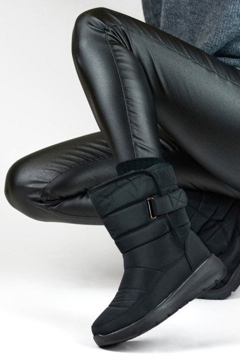 Śniegowce Model 22T48B Black - PRIMO Śniegowce Model 22T48B Black - PRIMO