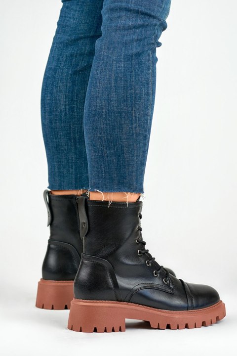Workery Model Brigitte 250044OR-PU Black/Orange - PRIMO Workery Model Brigitte 250044OR-PU Black/Orange - PRIMO