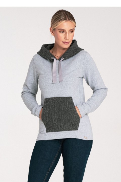 Bluza Damska Model M1045 Dark Grey - Figl Bluza Damska Model M1045 Dark Grey - Figl