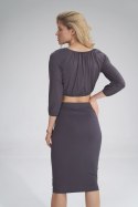 Bluzka Model M781 Dark Grey - Figl