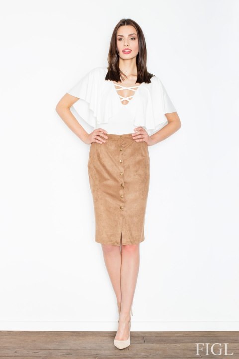 Spódnica Model M453 Brown - Figl Spódnica Model M453 Brown - Figl
