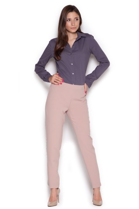 Spodnie Damskie Model 328 Pink - Figl Spodnie Damskie Model 328 Pink - Figl