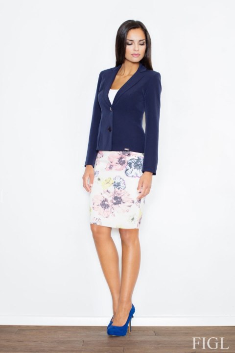 Żakiet Model 379 Navy - Figl Żakiet Model 379 Navy - Figl